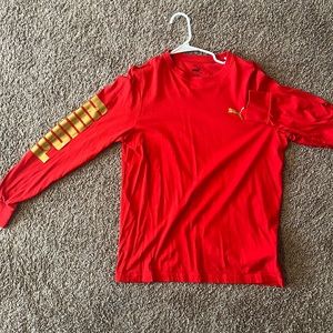 Puma Men’s long sleeve T shirt (M)